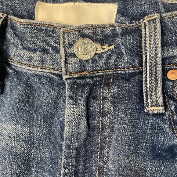 Mother High Waist Rider Skimp Jeans Women’s 28 Blue Distressed High Rise - Picture 2 of 12